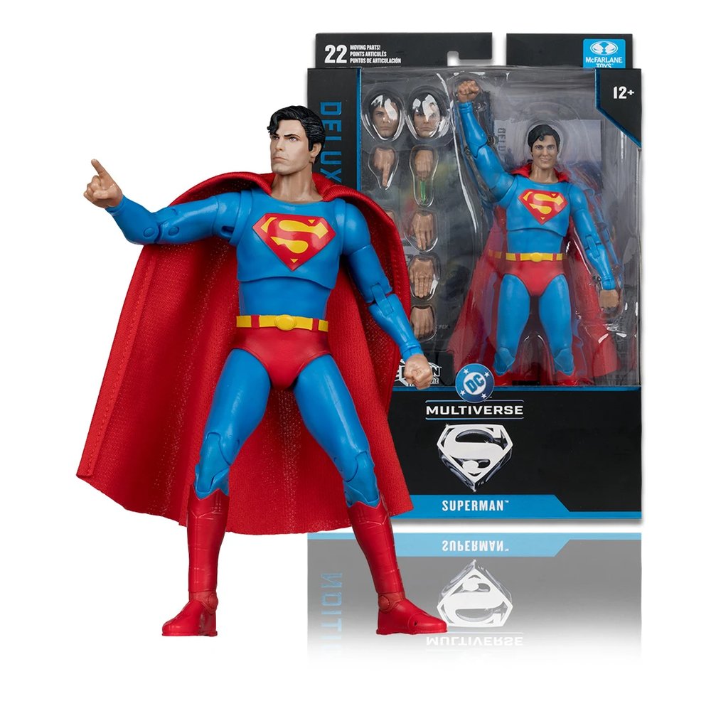 SUPERMAN: THE MOVIE (1978) - SUPERMAN FIGURE - DC MULTIVERSE THEATRICAL DELUXE EDITION